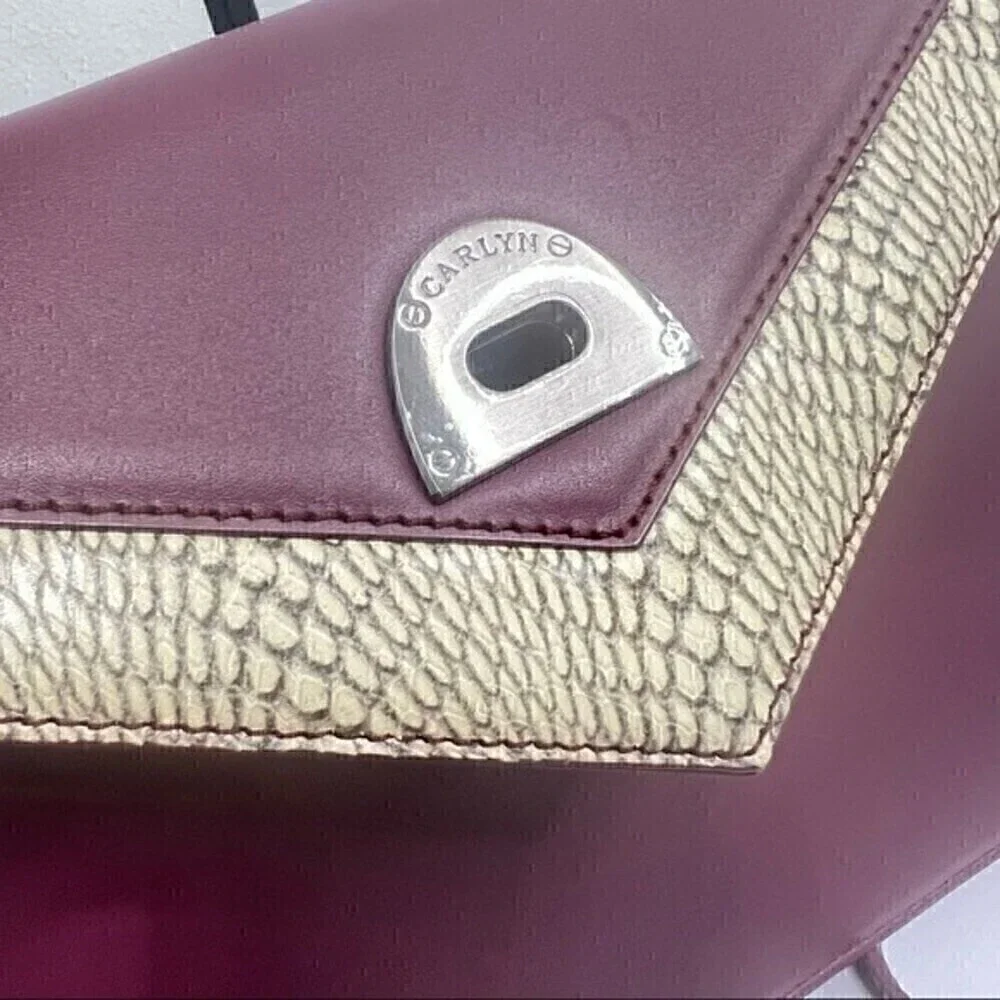 Carlyn Burgundy Crossbody Handbag